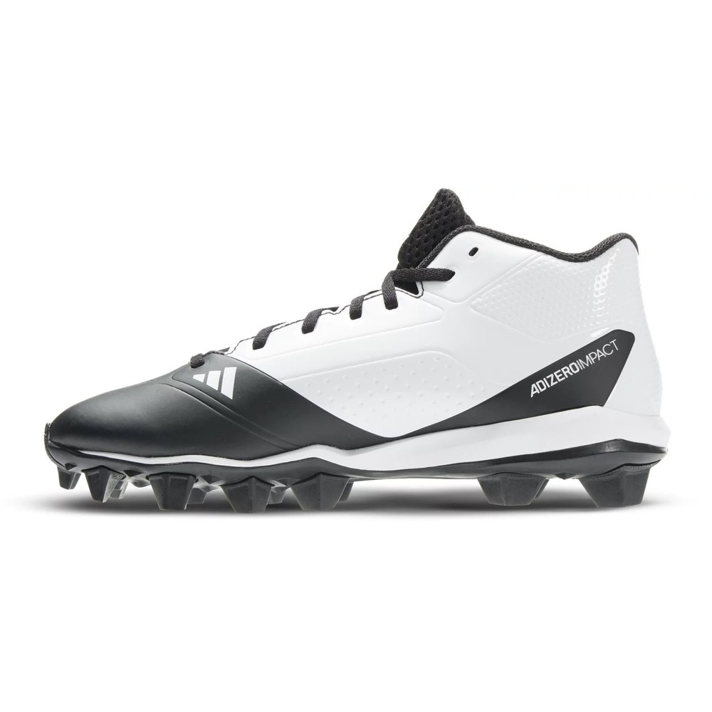Adidas Adizero Impact MD B Baseball Cleats Men 14 Black White ID0963 New